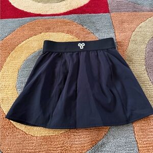 Aritzia TNA TnAction Court Micro Skirt Tennis Skirt Skort Black Built in Shorts